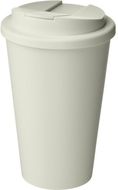 Americano® Renew 350 ml eristetty kahvimuki läikkymiseltä suojaavalla kannella, norsunluu liikelahja logopainatuksella