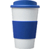 Americano® 350 ml:n eristetty kahvimuki ottimella, valkoinen, sininen lisäkuva 2