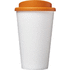 Americano® 350 ml:n eristetty kahvimuki, valkoinen, oranssi lisäkuva 2