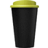 Americano® Eco -kahvimuki kierrätetystä materiaalista, 350 ml, musta, kalkinvihreä lisäkuva 2