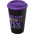 Americano® Eco -kahvimuki kierrätetystä materiaalista, 350 ml, musta, violetti lisäkuva 1