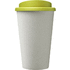 Americano® Eco -kahvimuki kierrätetystä materiaalista, 350 ml, valkoinen, kalkinvihreä lisäkuva 2