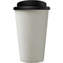 Americano® Eco -kahvimuki kierrätetystä materiaalista, 350 ml, valkoinen, musta lisäkuva 2