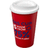 Americano® Eco -kahvimuki kierrätetystä materiaalista, 350 ml, valkoinen, punainen lisäkuva 1