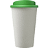 Americano® Eco -kahvimuki kierrätetystä materiaalista, 350 ml, valkoinen, vihreä lisäkuva 2