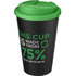 Americano® Eco -kahvimuki kierrätetystä materiaalista, läikyttämätön, 350 ml, musta, vihreä lisäkuva 1