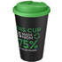 Americano® Eco -kahvimuki kierrätetystä materiaalista, läikyttämätön, 350 ml, musta, vihreä lisäkuva 2