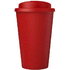 Americano® Eco -kahvimuki kierrätetystä materiaalista, läikyttämätön, 350 ml, punainen lisäkuva 2