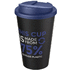 Americano® Eco -kahvimuki kierrätetystä materiaalista, läikyttämätön, 350 ml, sininen, musta lisäkuva 2