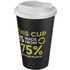 Americano® Eco -kahvimuki kierrätetystä materiaalista, läikyttämätön, 350 ml, valkoinen, musta lisäkuva 2