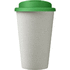 Americano® Eco -kahvimuki kierrätetystä materiaalista, läikyttämätön, 350 ml, valkoinen, vihreä lisäkuva 2