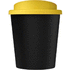 Americano® Espresso Eco 250 ml juomamuki kierrätetystä materiaalista, keltainen, musta lisäkuva 2