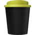Americano® Espresso Eco 250 ml juomamuki kierrätetystä materiaalista, musta, kalkinvihreä lisäkuva 2