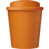 Americano® Espresso Eco 250 ml kahvimuki kierrätetystä materiaalista. Läikkymätön kansi., oranssi lisäkuva 2