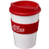 Americano® Medio 300 ml muki oterenkaalla, valkoinen, punainen lisäkuva 1