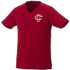 Amery lyhythihainen miesten cool fit t-paita, v-aukko, punainen lisäkuva 1