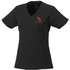 Amery lyhythihainen naisten cool fit t-paita, v-aukko, musta lisäkuva 1