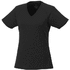 Amery lyhythihainen naisten cool fit t-paita, v-aukko, musta liikelahja logopainatuksella