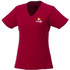 Amery lyhythihainen naisten cool fit t-paita, v-aukko, punainen lisäkuva 1