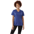 Amery lyhythihainen naisten cool fit t-paita, v-aukko, sininen lisäkuva 6