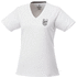 Amery lyhythihainen naisten cool fit t-paita, v-aukko, valkoinen lisäkuva 1