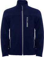 Antartida miesten softshell-takki, tummansininen liikelahja logopainatuksella