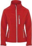 Antartida naisten softshell-takki, punainen liikelahja logopainatuksella