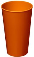 Arena 375 ml muovinen juomamuki, oranssi liikelahja logopainatuksella