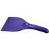 Artur-jääkaavin, kaareva, muovinen, violetti liikelahja logopainatuksella