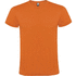 Atomic lyhythihainen unisex-t-paita, oranssi liikelahja logopainatuksella