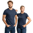 Atomic lyhythihainen unisex-t-paita, tummansininen lisäkuva 3