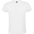 Atomic lyhythihainen unisex-t-paita, valkoinen liikelahja logopainatuksella