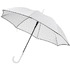 Automaattisesti avautuva värikäs ja tuulenpitävä 23" Kaia-sateenvarjo, valkoinen liikelahja logopainatuksella