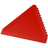 Averall-jääkaavin, kolmionmuotoinen, punainen liikelahja logopainatuksella