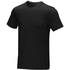Azurite-T-paita, GOTS-sertifioitu luomupuuvilla, lyhythihainen, miesten, musta liikelahja logopainatuksella