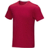Azurite-T-paita, GOTS-sertifioitu luomupuuvilla, lyhythihainen, miesten, punainen liikelahja logopainatuksella