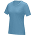 Azurite-T-paita, GOTS-sertifioitu luomupuuvilla, lyhythihainen, naisten, sininen liikelahja logopainatuksella