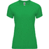 Bahrain naisten lyhythihainen urheilu-t-paita, vihreä-saniainen liikelahja logopainatuksella