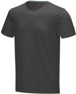 Balfour-t-paita, lyhythihainen, luonnonmukainen, miesten, myrskyinen-harmaa liikelahja logopainatuksella