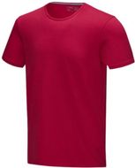 Balfour-t-paita, lyhythihainen, luonnonmukainen, miesten, punainen liikelahja logopainatuksella