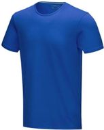 Balfour-t-paita, lyhythihainen, luonnonmukainen, miesten, sininen liikelahja logopainatuksella