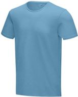 Balfour-t-paita, lyhythihainen, luonnonmukainen, miesten, turkoosi liikelahja logopainatuksella