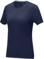 Balfour-t-paita, lyhythihainen, luonnonmukainen, naisten, tummansininen liikelahja logopainatuksella