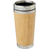 Bambupintainen Bambus-juomamuki, 450 ml, ruskea liikelahja omalla logolla tai painatuksella