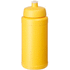 Baseline® Plus 500 ml -pullo urheilukannella, keltainen liikelahja logopainatuksella