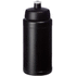 Baseline® Plus 500 ml -pullo urheilukannella, musta liikelahja logopainatuksella