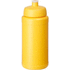 Baseline® Plus 500 ml -urheilujuomapullo, keltainen liikelahja logopainatuksella