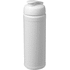 Baseline® Plus 750 ml läppäkantinen urheilujuomapullo, valkoinen liikelahja logopainatuksella