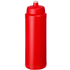 Baseline® Plus Grip 750 ml -urheilujuomapullo urheilukannell, punainen liikelahja logopainatuksella