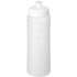 Baseline® Plus Grip 750 ml -urheilujuomapullo urheilukannell, valkoinen, läpikuultava-valkoinen liikelahja logopainatuksella